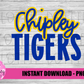Chipley Tigers PNG - Tigers sublimation design - Digital Download
