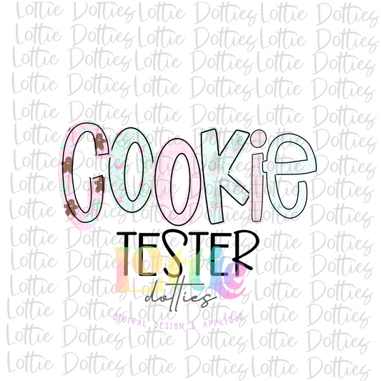 Cookie Tester - PNG - Christmas Sublimation - Digital Download