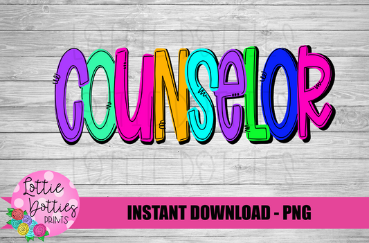 Counselor PNG - Counselor Sublimation