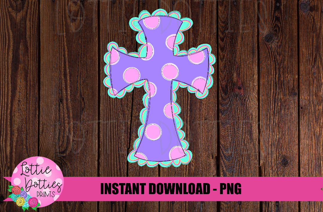 Cross Png - Cross Sublimation Design- Easter Design - Digital Download