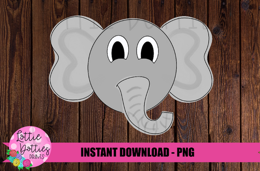 Elephant Png - Elephant Sublimation Design - Digital Download