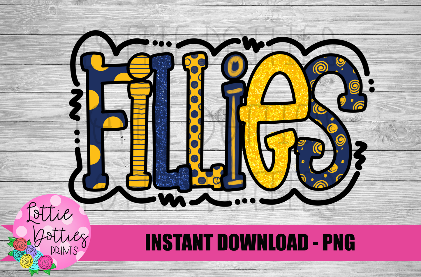 Fillies - PNG - Fillies Sublimation - Digital Download