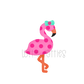 Polka Dot Flamingo Png