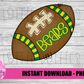 Football Bears PNG - Bears  sublimation design - Digital Download