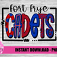 Fort Frye Cadets PNG - Cadets - Sublimation