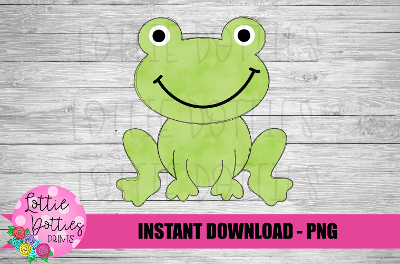 Frog Png - Frog Sublimation Design - Boy frog design - Digital Download