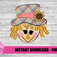 Scarecrow PNG - Fall Sublimation - Digital Download
