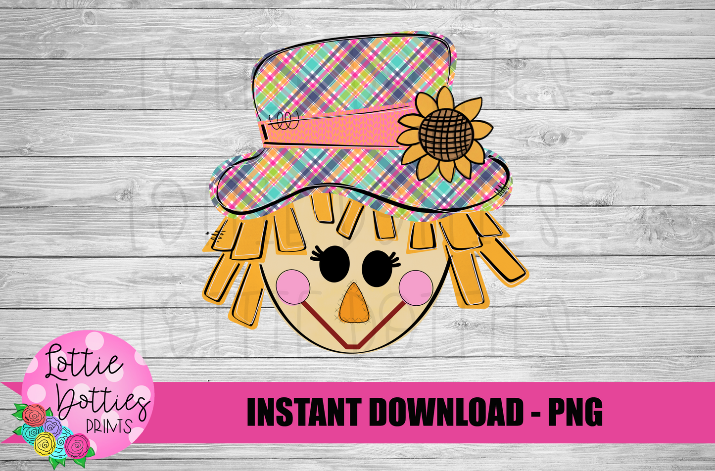 Scarecrow PNG - Fall Sublimation - Digital Download