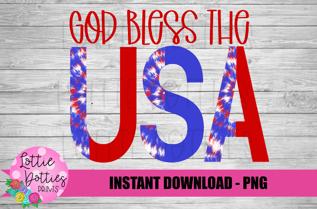 USA Png - Patriotic Sublimation Designs - Digital Download