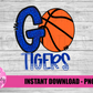 Go Tigers PNG - Tigers sublimation design - Digital Download