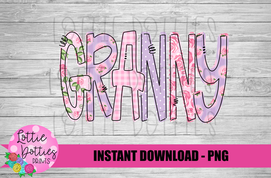 Granny Png - Mother’s Day sublimation Png - Digital Download