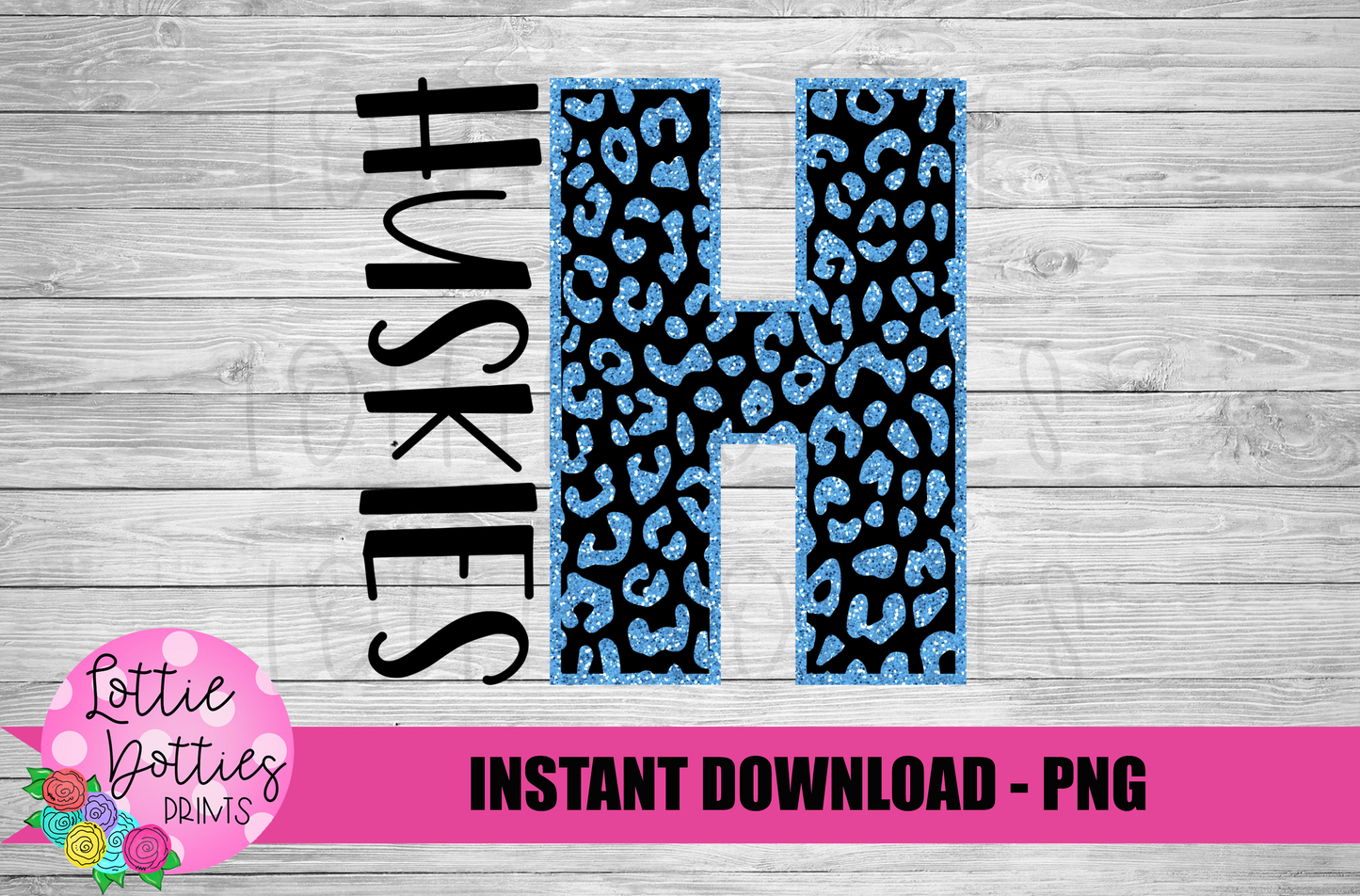 H - Huskies PNG - Huskies sublimation design - Digital Download