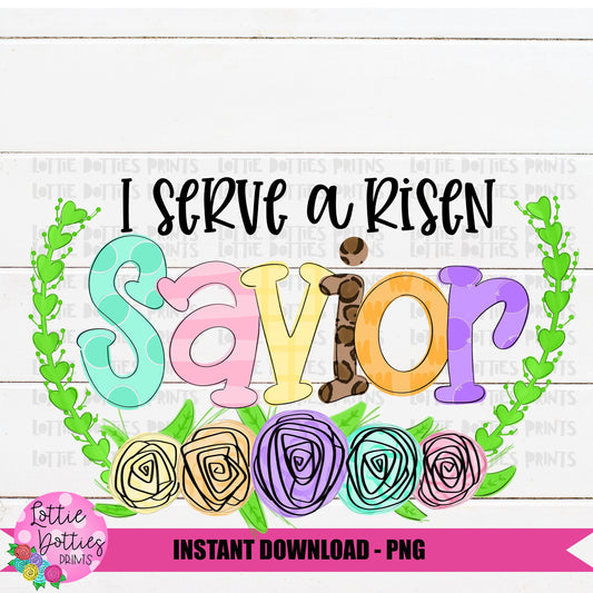 Risen Savior Png - Easter Sublimation Design - Easter - Risen - Instant Download