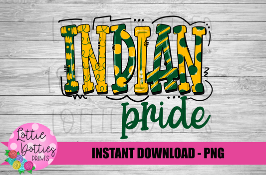 Indians Pride  PNG -  Indians sublimation design - Digital Download