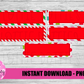 Christmas Faux Applique Name Patch Backgrounds