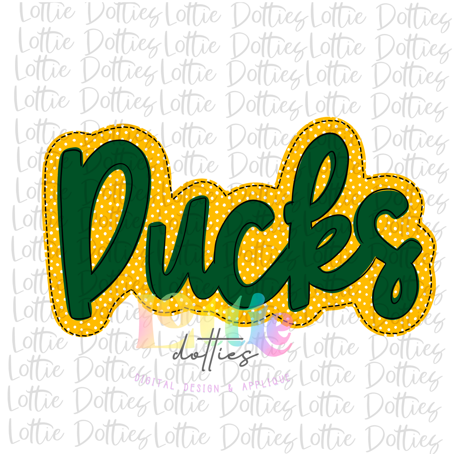 Ducks Png - Ducks Sublimation - Digital Download - Green and Gold