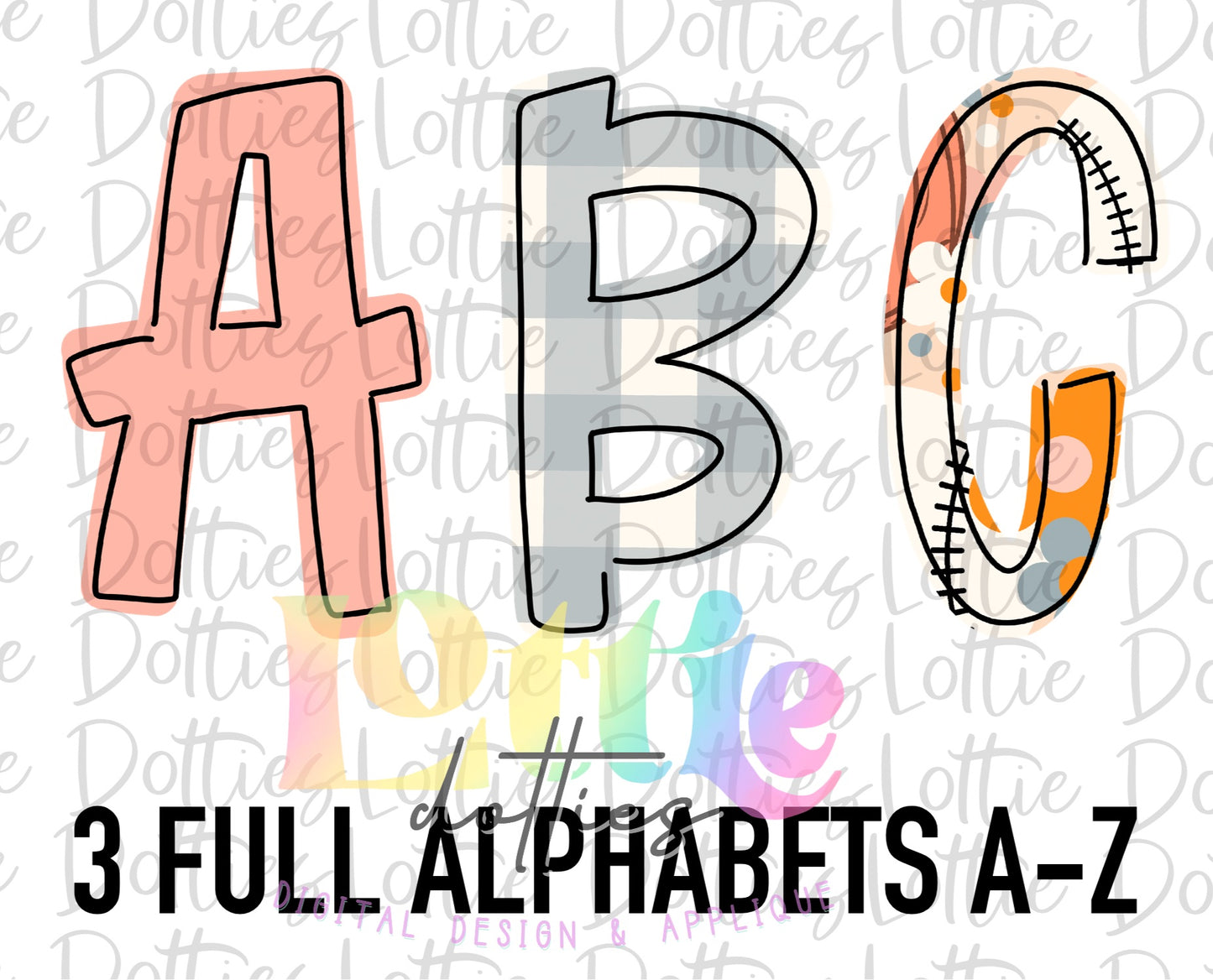 Boho Baseball Alpha - Alpha Pack - Alphabet Clipart - Instant Download  - Alpha Pack