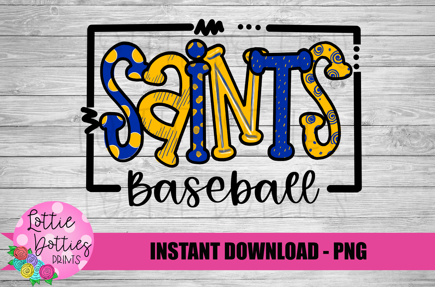 Saints Baseball PNG -  Baseball sublimation design - Digital Download