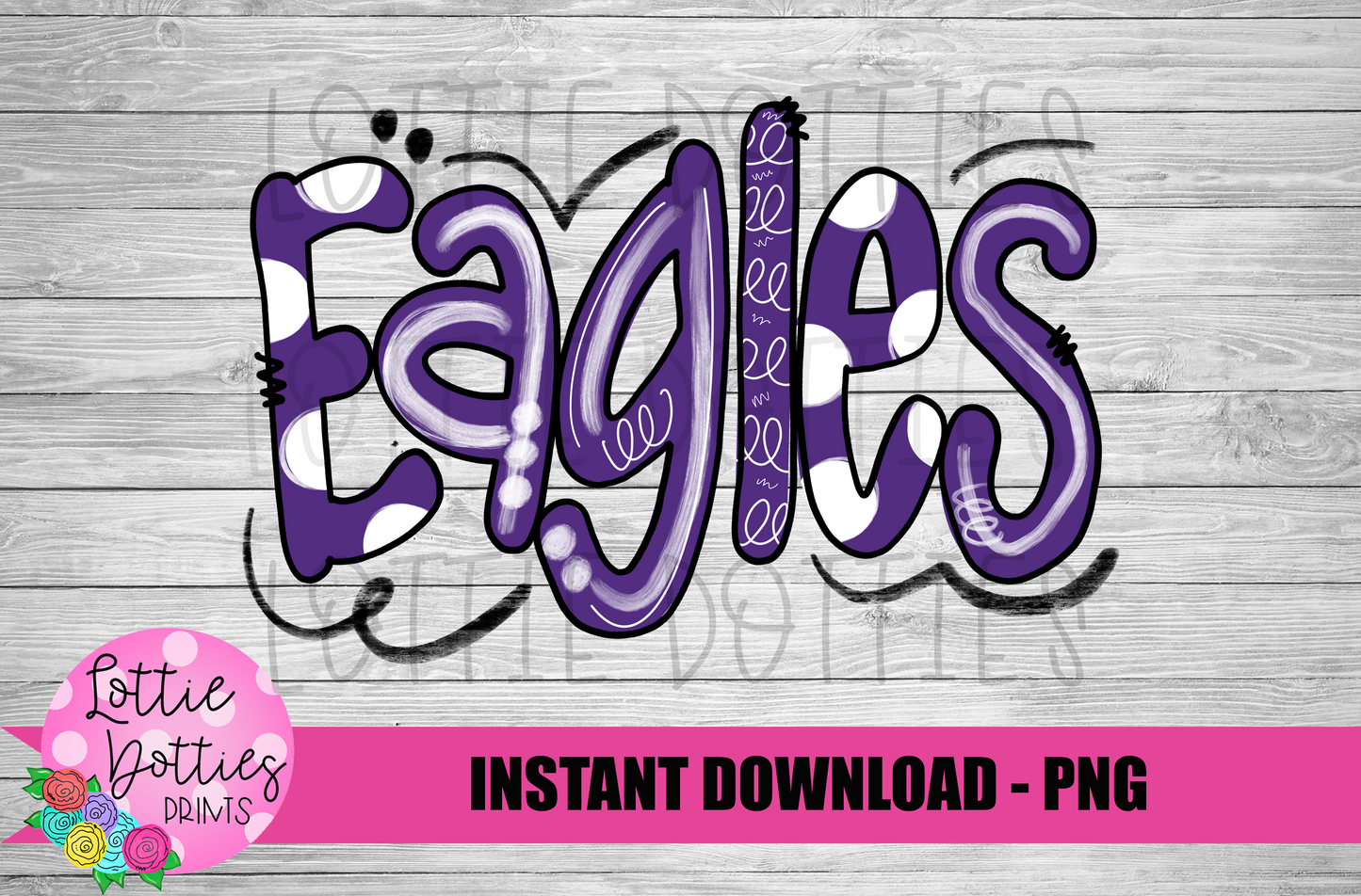 Eagles PNG - Eagles -  sublimation design - Digital Download - Purple and White