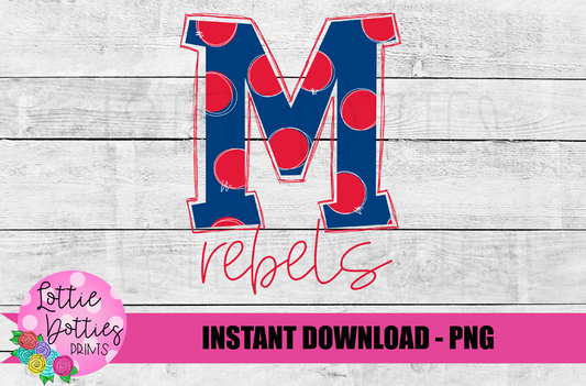 Mississippi Png  - Rebels Png -  Digital Download