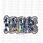 Panthers  PNG - Panthers Sublimation  - Navy and Gray - Digital Download