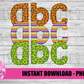 Halloween Faux Applique Alphabet - Alpha Pack - Alphabet Clipart - Instant Download  - Boy Alpha Pack