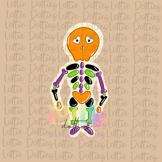 Skeleton PNG  - Skelly Bones - Halloween Sublimation - Skeleton