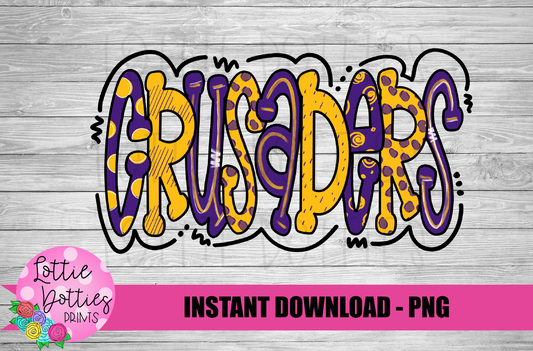 Crusaders PNG -Sublimation design - Digital Download