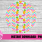 Summer Circle Monogram Alphabet - Alpha Pack - Alphabet Clipart - Instant Download