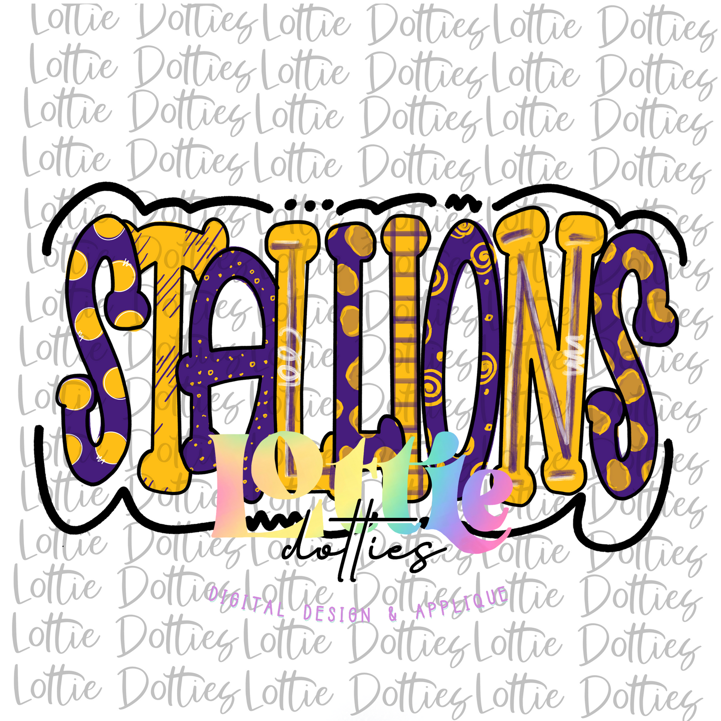 Stallions PNG - Stallions sublimation design - Digital Download -