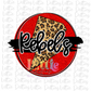 Rebels PNG - Rebels Circle - Sublimation Design - Digital Download - Red and Black