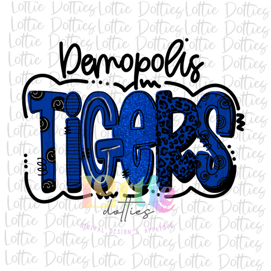 Demopolis Tigers Png  - Demopolis -  Digital Download