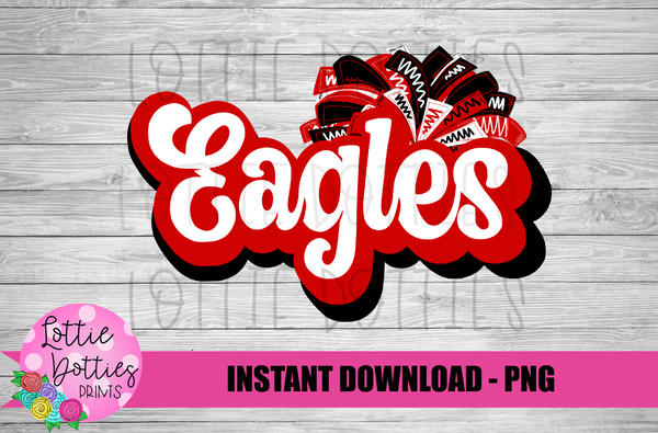 Love Eagles PNG - Eagles Sublimation - Digital Download - Blue and Yel –  Lottie Dotties LLC