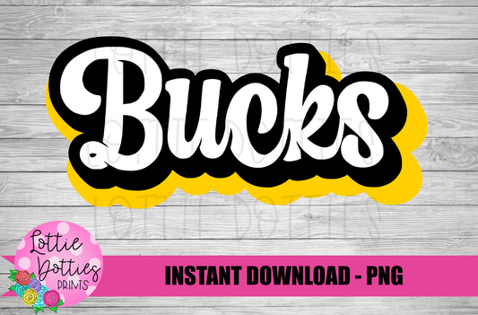 Bucks Png - Bucks Sublimation Design - Digital Download