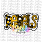 Rebels PNG - Rebels PNG- Digital Download - Rebels Sublimation - Black and Gold -Design