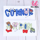 Farm Applique Alphabet Elements Pack - Machine Embroidery Applique Design - Alphabet Applique - Instant Download