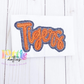 Tigers Applique Design - Machine Embroidery - Instant Download - Christmas Applique