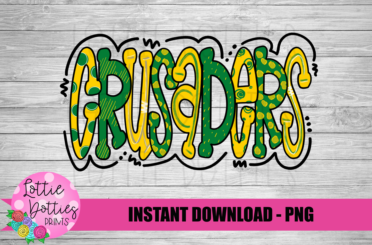 Crusaders PNG -Sublimation design - Digital Download