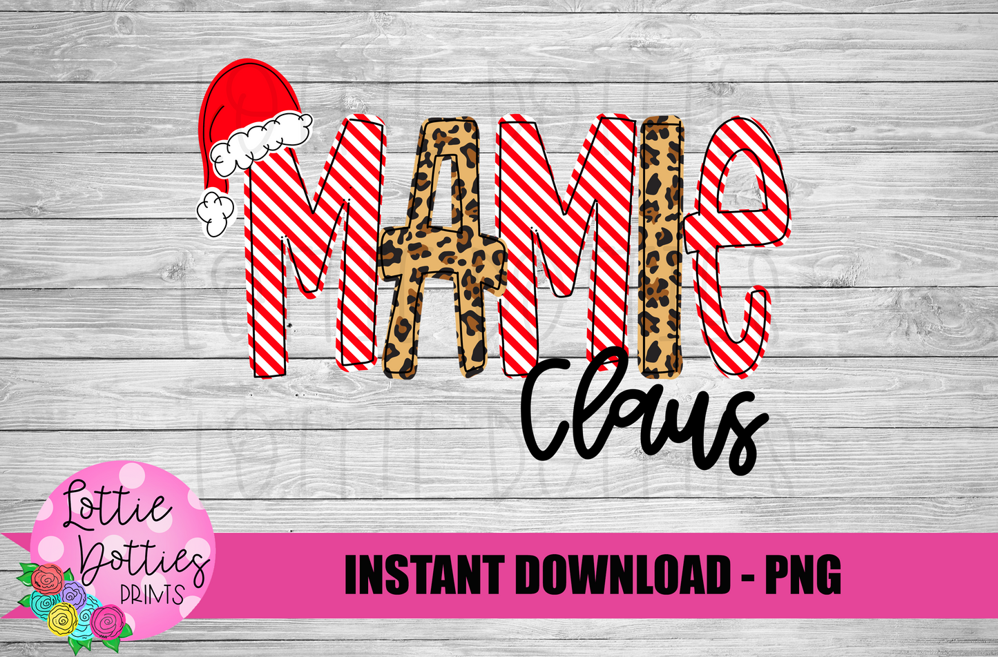 Mamie Claus Png - Sublimation File - Instant Download - Digital Download - Mother's Day Design