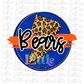 Bears PNG - Bears Circle - Sublimation Design - Digital Download -  Royal and Orange