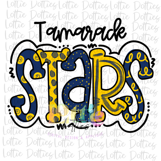 Tamarack Stars PNG - Stars Sublimation - Mascot