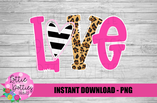 Love PNG - Valentine's Day Sublimation - Valentine Design