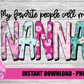 Nanna Png  - Mother’s Day sublimation Png - Digital Download