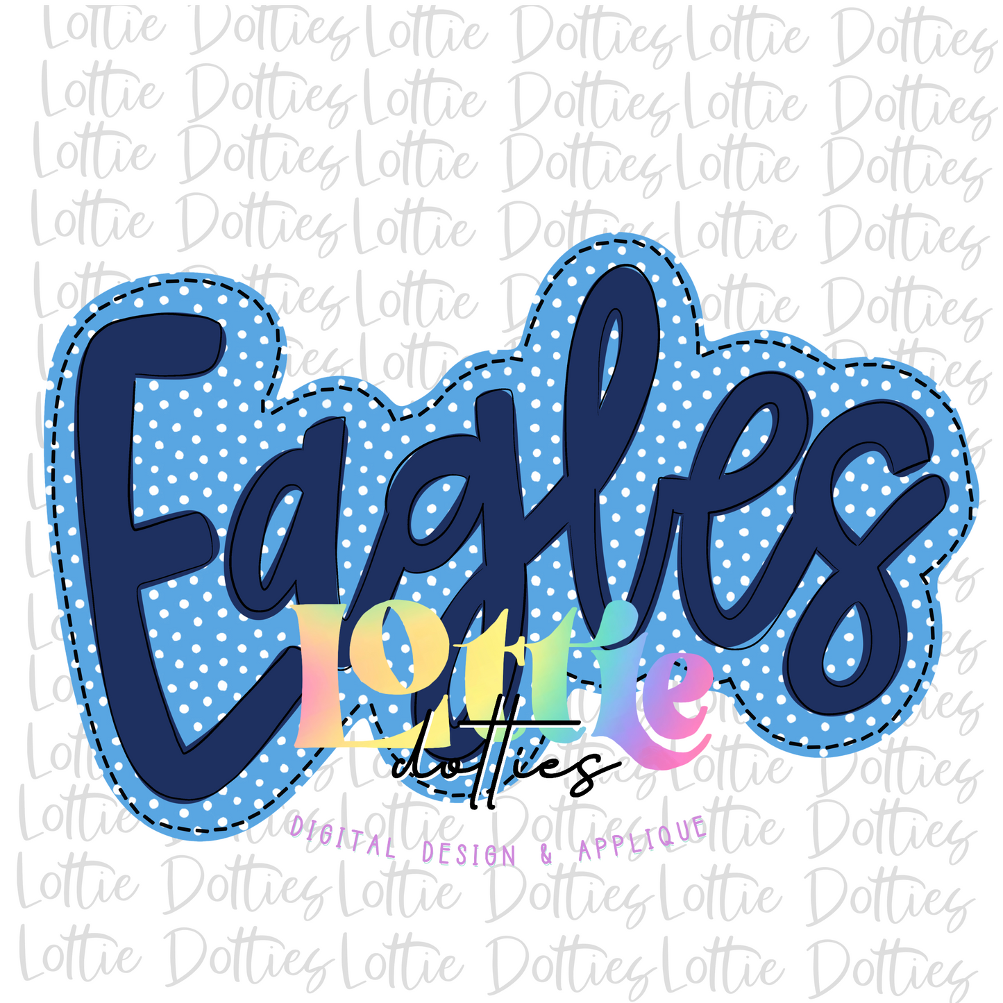 Eagles PNG - Eagles -  sublimation design - Digital Download - Blue and Navy