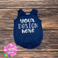 Baby Mock Up -  Blanks Boutique - Navy Unisex Bubble Mock Up - Digital Download