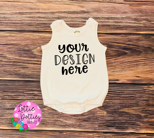 Baby Mock Up -  Blanks Boutique - White Unisex Bubble Mock Up - Digital Download