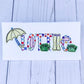Spring Applique Alphabet Elements Pack - Machine Embroidery Applique Design - Alphabet Applique - Instant Download