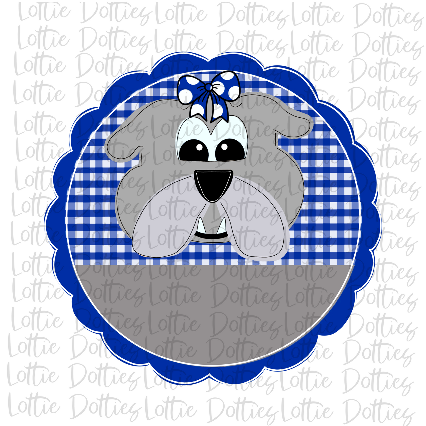 Bulldogs Png - Bulldogs scallop circle Design - School Spirit Design - Digital Download