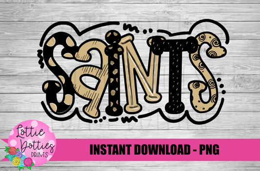 Saints PNG -  sublimation design - Digital Download