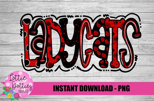 Ladycats PNG - Ladycats Sublimation - Mascots